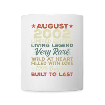 August 2002 - Geschenkidee Für August 2002 - 2002 - Tasse - Weiß - Vorne