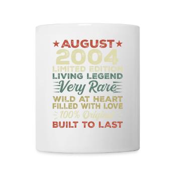 August 2004 - Geschenkidee Für August 2004 - 2004 - Tasse - Weiß - Vorne