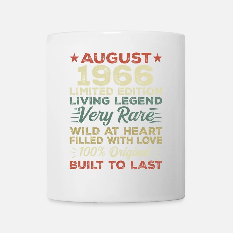 August 1966 - Geschenkidee Für August 1966 - 1966 - Tasse - Weiß