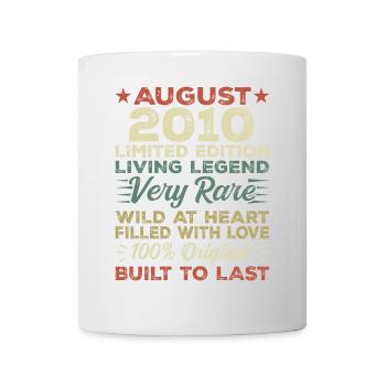 August 2010 - Geschenkidee Für August 2010 - 2010 - Tasse - Weiß - Vorne