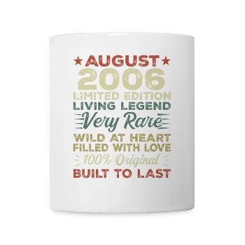 August 2006 - Gift idea for August 2006 - 2006 - Mug - white - Front