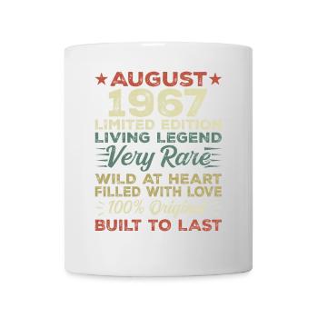 August 1967 - Gift idea for August 1967 - 1967 - Mug - white - Front