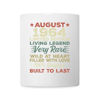 August 1964 - Gift idea for August 1964 - 1964 - Mug - white - Front