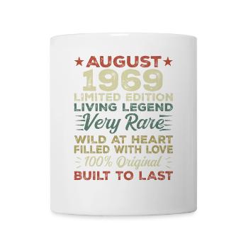August 1969 - Gift idea for August 1969 - 1969 - Mug - white - Front