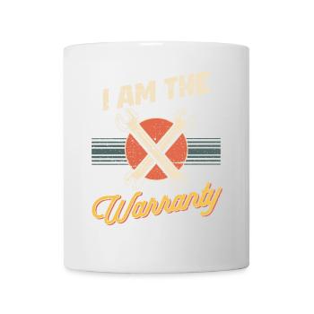 Je suis la garantie Électricien de chantier, Artisan - Mug blanc - blanc - Devant
