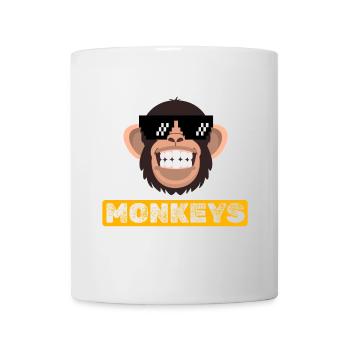 Pas mon cirque, pas mes singes ! - Mug blanc - blanc - Devant