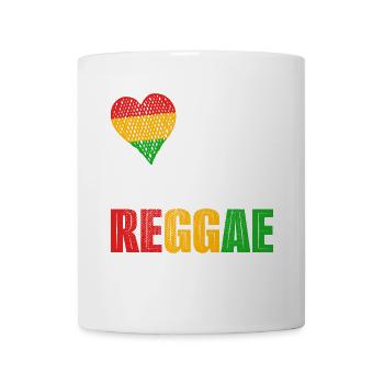Rastafari Girl, Festival Rasta Jamaika Reggae - Tasse - Weiß - Vorne