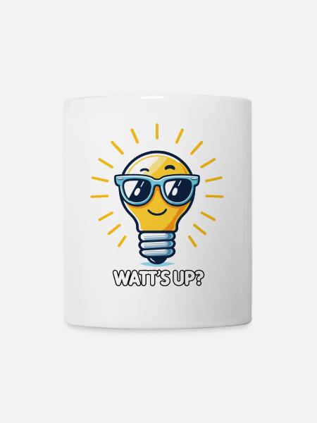 Watt‘s up - Tasse - Weiß