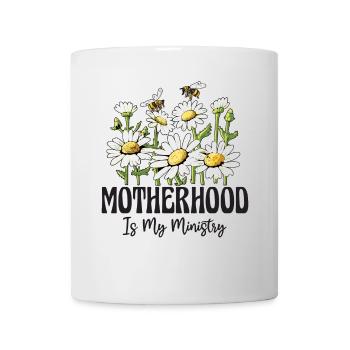 La maternité est mon ministère - Mug blanc - blanc - Devant