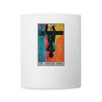 Carte de tarot Carte de tarot Le pendu - Mug blanc - blanc - Devant