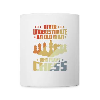 Chess Grandpa - Mug - white - Front