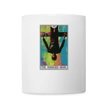 Carte de tarot Carte de tarot Le pendu - Mug blanc - blanc - Devant