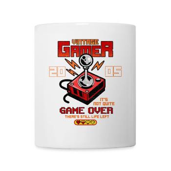 Vintage Gamer Since 2005 Funny Birthday Gaming - Mug - white - Front