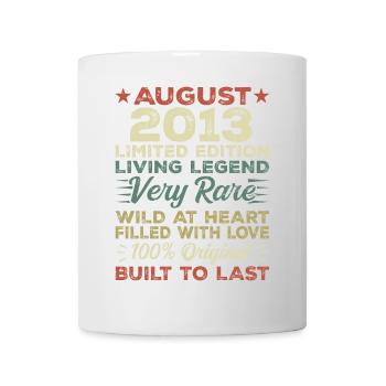 August 2013 - Geschenkidee Für August 2013 - 2013 - Tasse - Weiß - Vorne