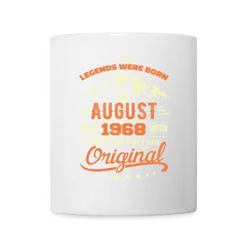 Cadeau Août 1968 Anniversaire Aout 1968 Vintage - Mug blanc - blanc - Devant