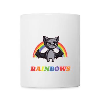 Goth Rock Satan Einhorn Festivals Death Metal - Tasse - Weiß - Vorne