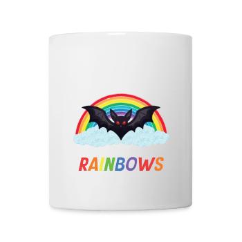Gothic Rainbow Bat! Concert, Festival - Mug - white - Front