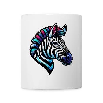 Zebra - Tasse - Weiß - Vorne