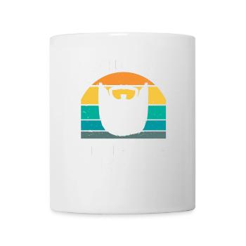 Citation de barbe, Touche ma barbe et dis-moi que je suis jolie - Mug blanc - blanc - Devant