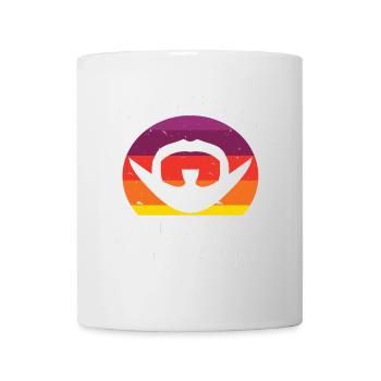 Citation de barbe, Touche ma barbe et dis-moi que je suis jolie - Mug blanc - blanc - Devant