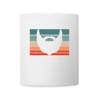 Citation de barbe, Touche ma barbe et dis-moi que je suis jolie - Mug blanc - blanc - Devant