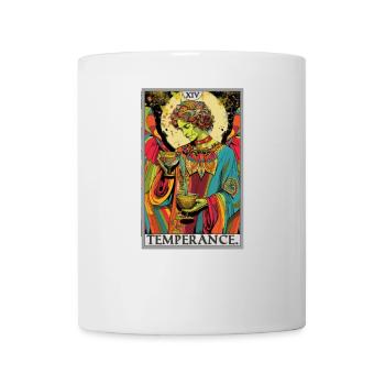 Carte de tarot Carte de tarot Tempérance Tempérance - Mug blanc - blanc - Devant
