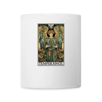 Carte de tarot Carte de tarot Tempérance Tempérance - Mug blanc - blanc - Devant