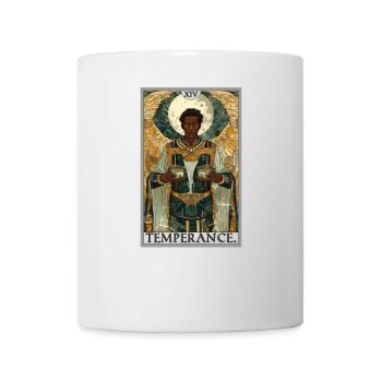 Tarotkarten Tarotkarte Temperance Mäßigkeit - Tasse - Weiß - Vorne
