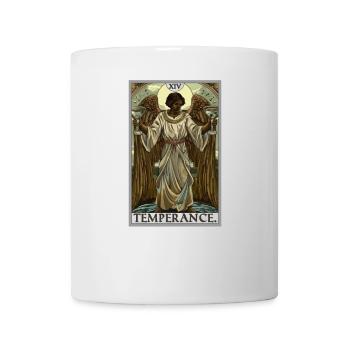Carte de tarot Carte de tarot Tempérance Tempérance - Mug blanc - blanc - Devant