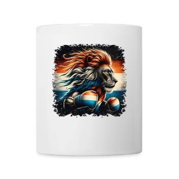 Conception de la chemise Boxer Couleurs nationales néerlandaises - Mug blanc - blanc - Devant