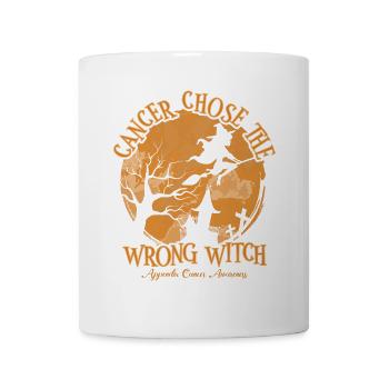 Cancer chose the wrong witch Appendix cancer - Mug - white - Front