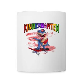 T-Rex Dino Maternelle Commencer Enfants Garçons, Filles - Mug blanc - blanc - Devant