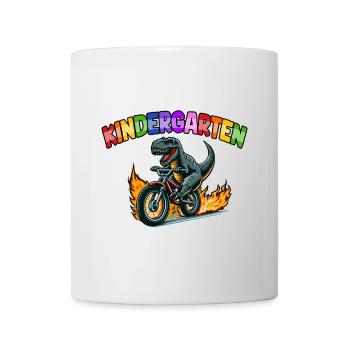 T-Rex Dino Maternelle Commencer Enfants Garçons, Filles - Mug blanc - blanc - Devant
