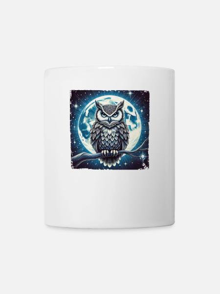 Verbessern Sie Ihren Stil Mit Unserer Eule - Tasse - Weiß