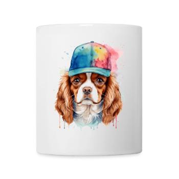 Cavalier King Charles Spaniel Snapback Cap Dog - Mug - white - Front