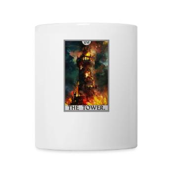 Tarot Cards Tarot Card The Tower The Tower - Mug - white - Front