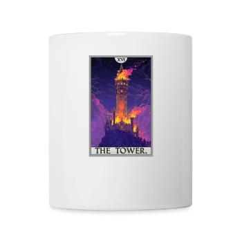 Tarot Cards Tarot Card The Tower The Tower - Mug - white - Front