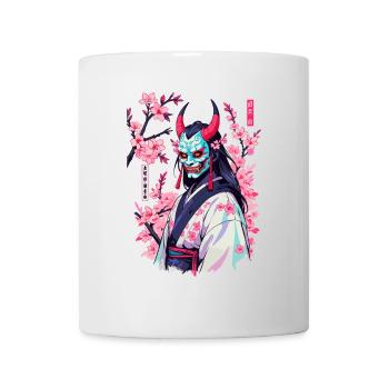 Oni Samouraï Vaporwave Esthétique Japon Culture - Mug blanc - blanc - Devant
