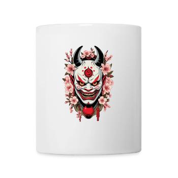 Oni Démons Masque Samouraï Culture Démoniaque Japonaise - Mug blanc - blanc - Devant