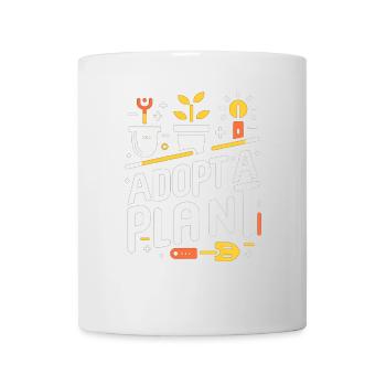 Patenschaft für eine Pflanze - Tasse - Weiß - Vorne