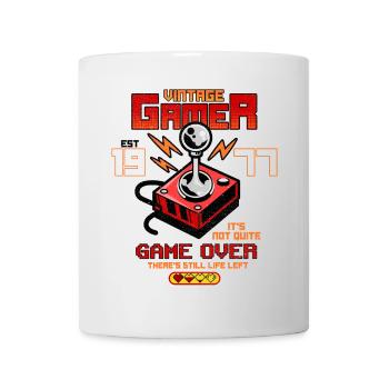 Vintage Gamer Since 1977 Funny Birthday Gaming - Mug - white - Front