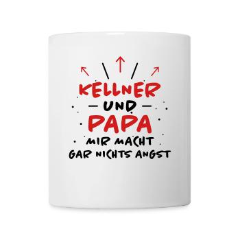 Kellner Spruch Restaurant Lustige Kellner Geschenk - Tasse - Weiß - Vorne