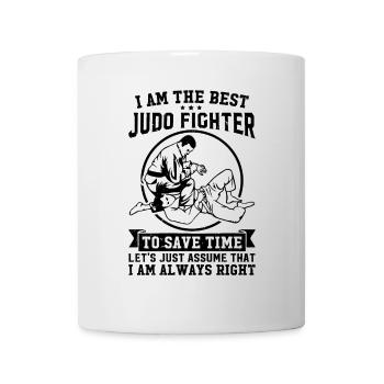 Funny Judo Fighter - I am the best Judo Fighter - Mug - white - Front