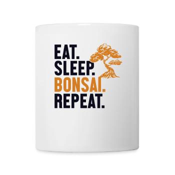 Eat Sleep Bonsai Repeat Indoor Bonsai Bonsai Schalen - Tasse - Weiß - Vorne