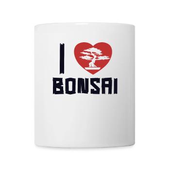 I love Bonsai Bonsai Pots Penjing Indoor Bonsai - Mug - white - Front