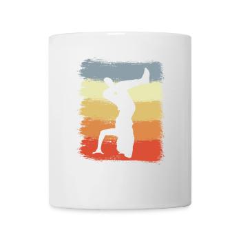 Vintage Breakdancer Drawing - Mug - white - Front