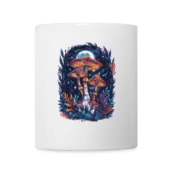 Pilz Mondphasen Vintage Goblincore Cottagecore - Tasse - Weiß - Vorne