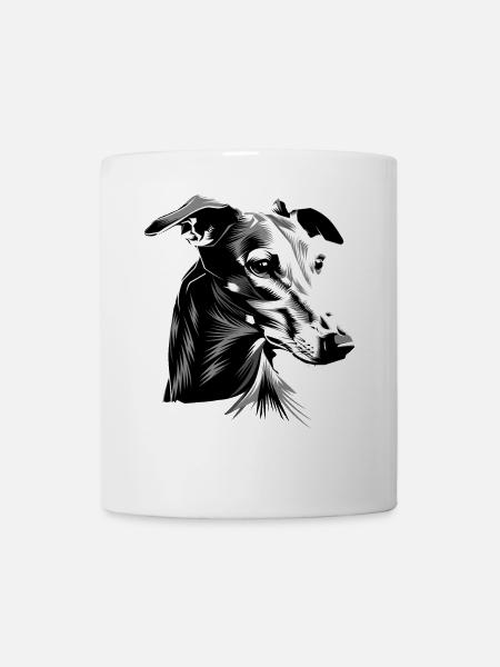 Windhund Hundeliebhaber Jagdhund Liebe Greyhound - Tasse - Weiß
