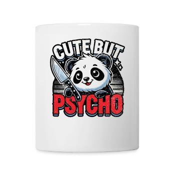 Mignon Mais Psycho Panda Adorable Animal Kawaii - Mug blanc - blanc - Devant