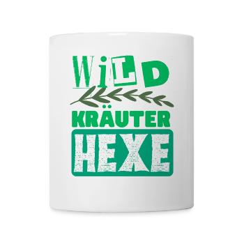 Mama Wildkräuter Hexe Kräuter Design - Tasse - Weiß - Vorne